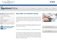 Tablet Screenshot of louisianaonline.org